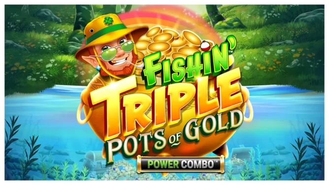 Fishin' Triple Pots of Gold POWER COMBO slot cover