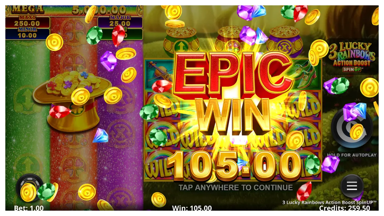 3 Lucky Rainbows Action Boost S2