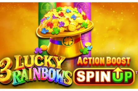 3 Lucky Rainbows Action Boost SpinUP slot cover