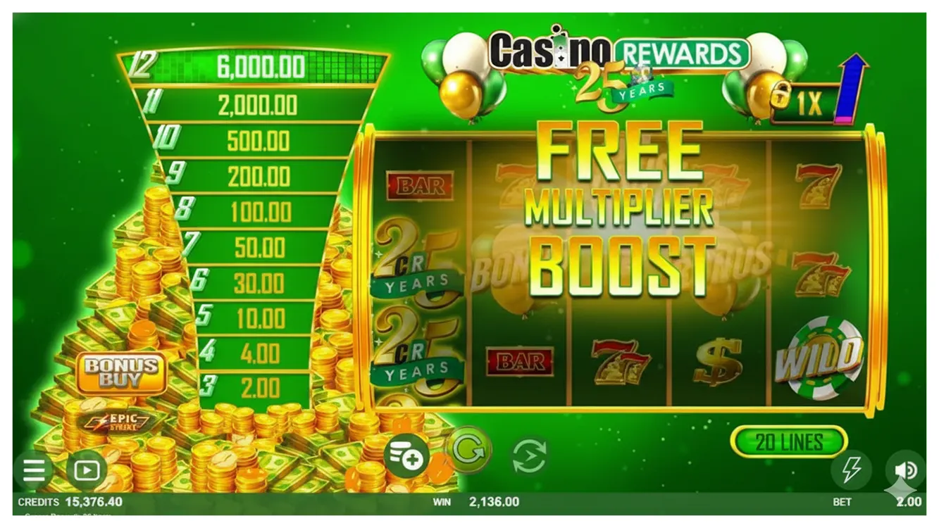 Casino Rewards 25 Years Slot s3 Casino Rewards 25 Years Slot s3