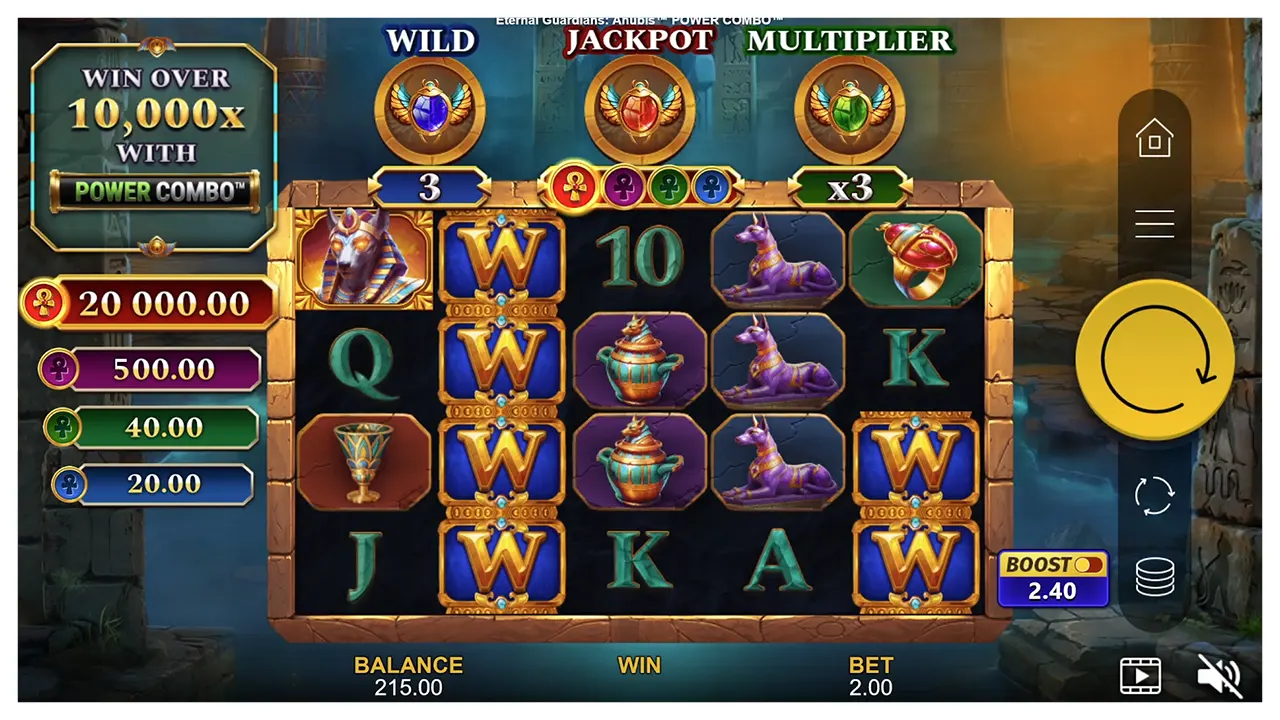 Eternal Guardians Anubis POWER COMBO s1