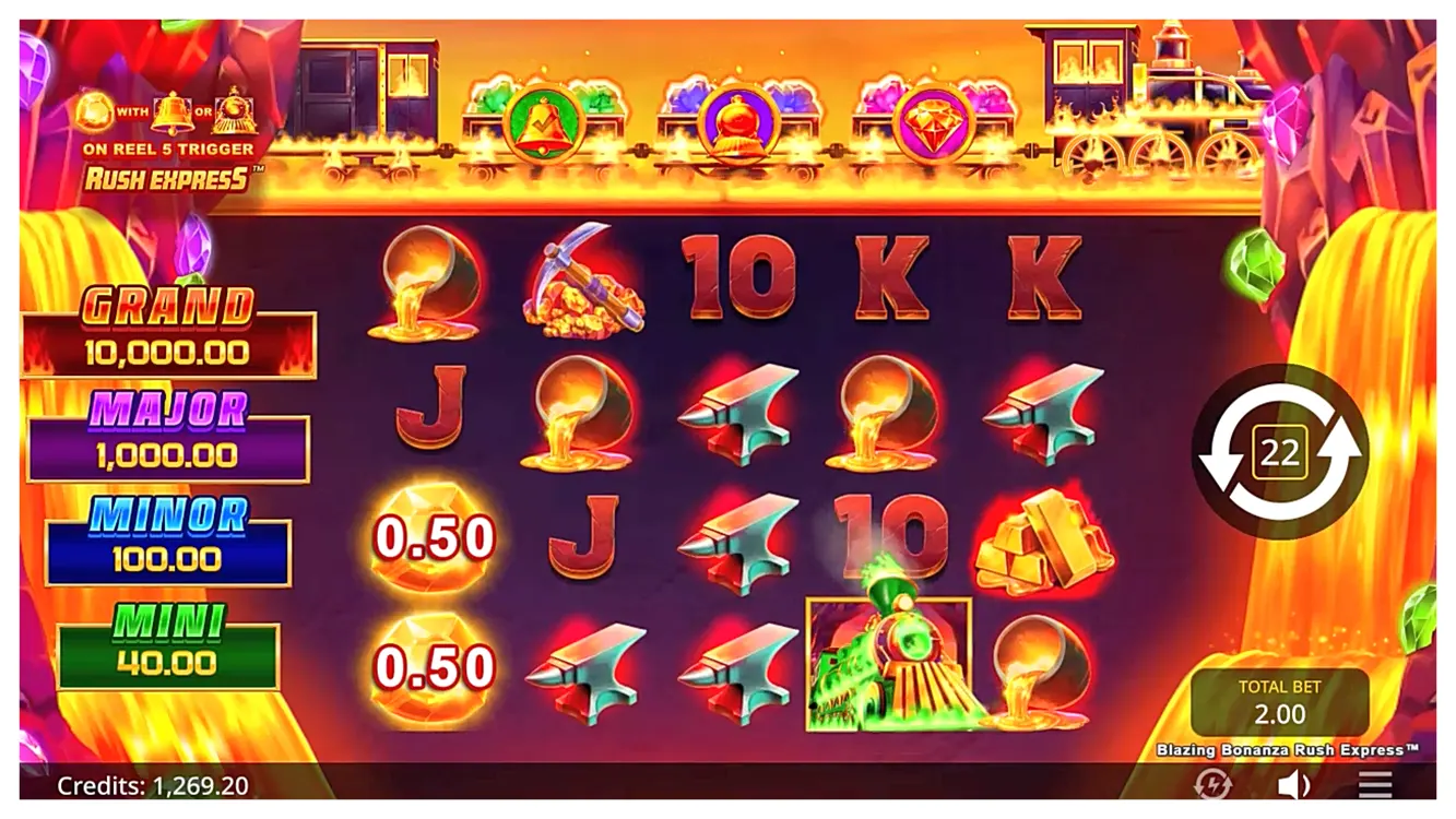 Blazing Bonanza Rush Express s1