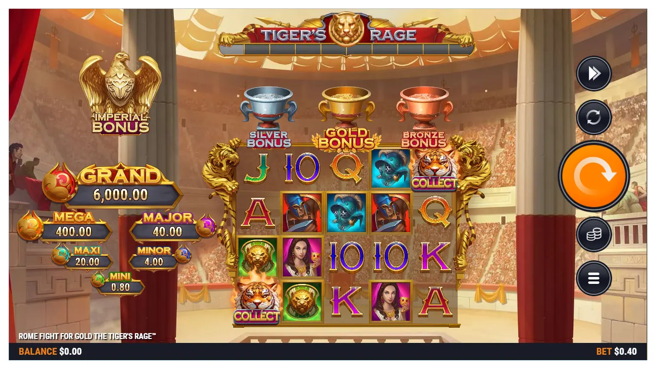 Rome Fight for Gold the Tiger's Rage s1 Rome Fight for Gold the Tiger's Rage s1