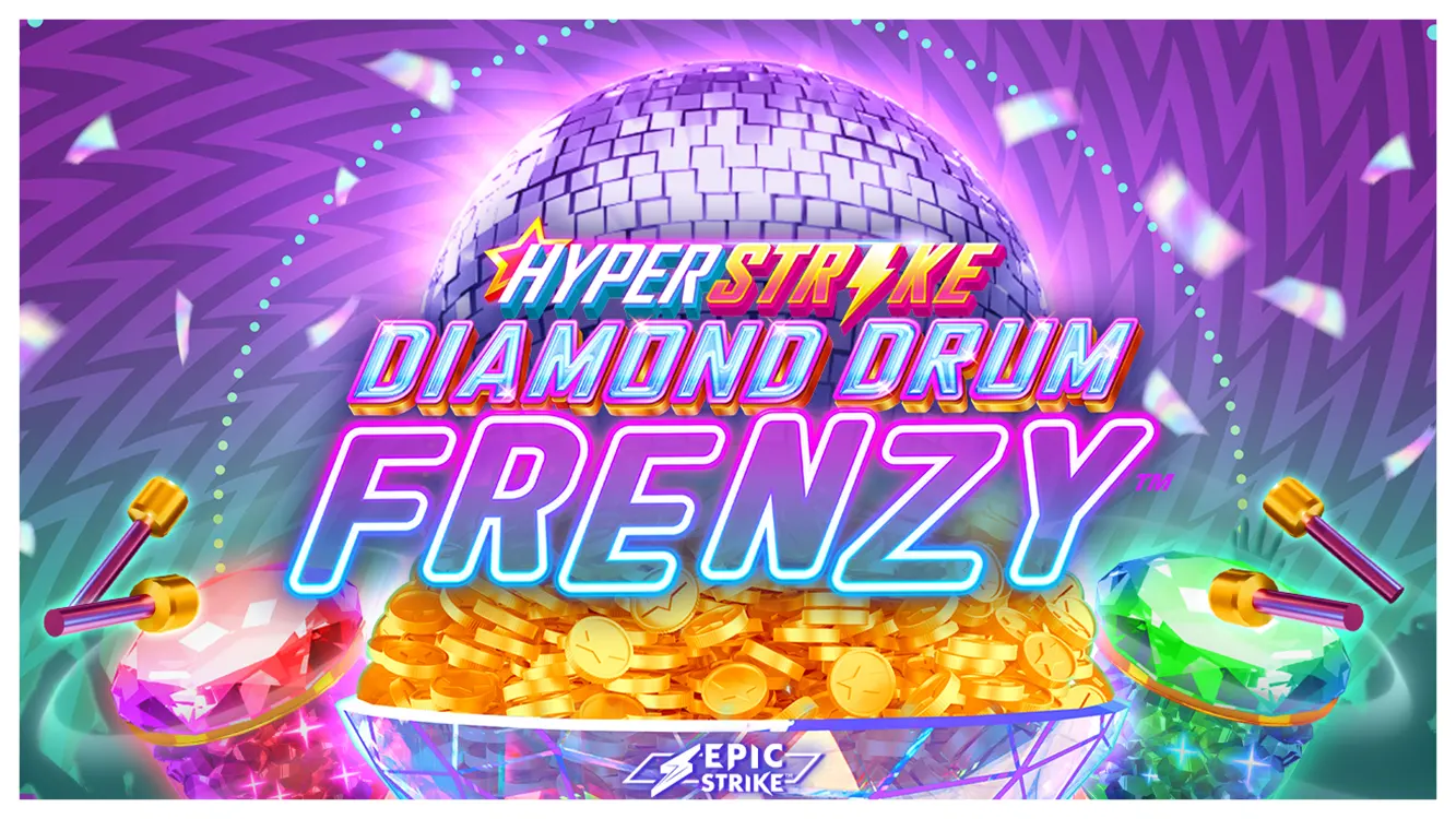 Hyper Strike Diamond Drum Frenzy slot cover